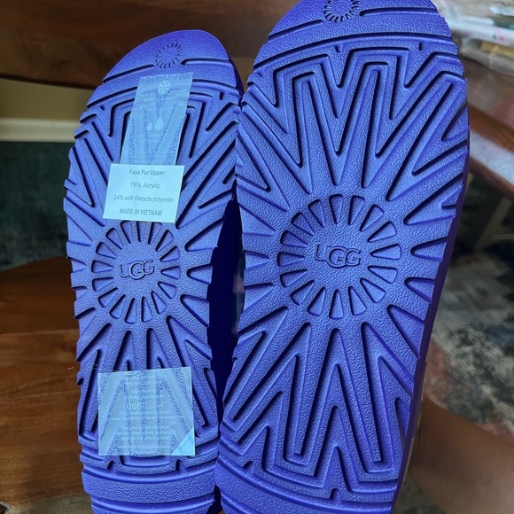 UGG CLASSIC CLEAR MINI WATERPROOF WEATHERPROOF PINK & PURPLE MARBLE BOOTS - Picture 5 of 16